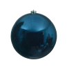 Sfera infrangibile lucida blu notte, diametro 14 cm