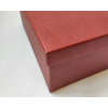 Scatola "Segreto" automontante in cartone bordeaux, 26x36 cm altezza 18 cm, confezione da 2 pezzi