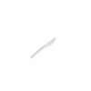 Coltello bianco in mater-bi bio-compostabile 16.3cm, confezione da 100 pezzi