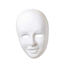 Maschera volto donna bianca, altezza 20.5 cm