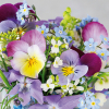 Tovagliolo in carta 3 veli stampa Violette, 33x33 cm, confezione da 20 pezzi