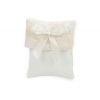 Bustina con margherite beige 7.5x9 cm, confezione da 10 pezzi
