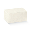 Scatola Harmony biaca effetto pizzo, 7x4.5x3.5 cm, confezione da 10 pezzi