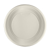 Piatto bianco in plastica, varie misure