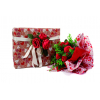 Rotolo carta regalo "Young Heart" fondo bianco, altezza 80 cm, lunghezza 20 metri
