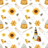 Tovagliolo in carta 3 veli stampa Sweet Honey, 33x33 cm, confezione da 20 pezzi