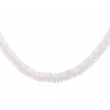 Festone bianco iridescente, diametro 7 cm, lunghezza 270 cm