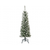 Pino "Pencil" verde innevato, altezza 180 cm, diametro base 50 cm