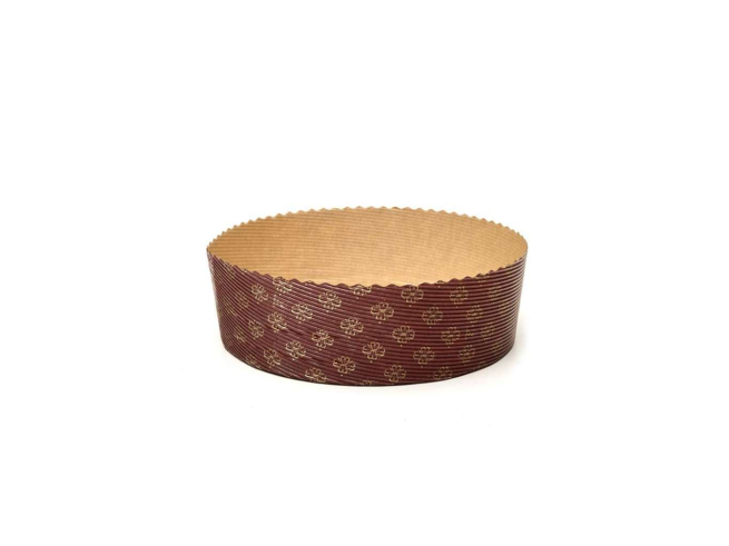 Forme cottura pesanti in cartoncino microonda per panettone basso "Galup"
