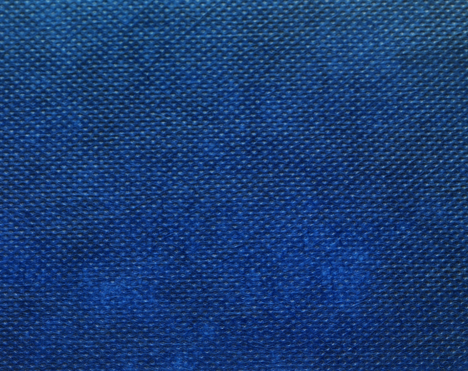 Sacchetto tessuto non tessuto blu notte, bordo smerlato, confezione da 25 pezzi
