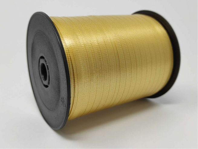 Rotolo nastro "Splendene" goffrato oro antico altezza 5 mm, bobina da 500 mt