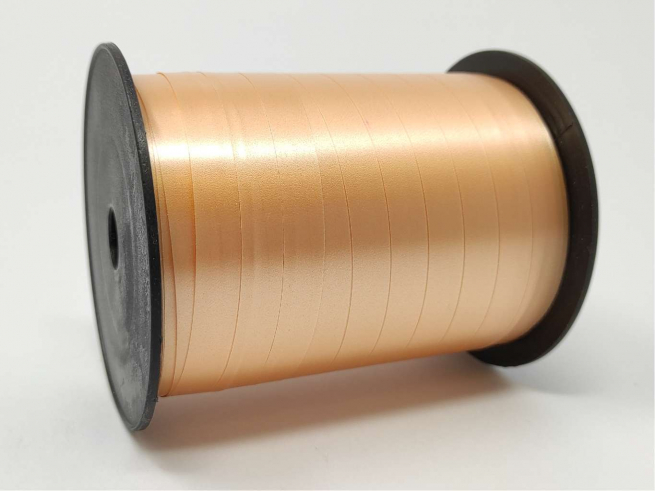 Rotolo nastro "Splendene" diamant salmone altezza 10 mm, bobina da 250 mt
