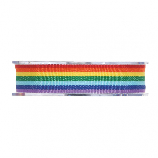 Rotolo nastro cotone con fantasia "Rainbow"