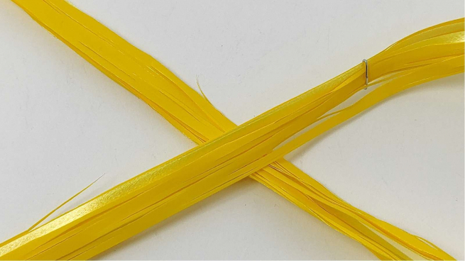 Rafia basic "Sveltostrip" giallo limone in confezione da 50 pezzi