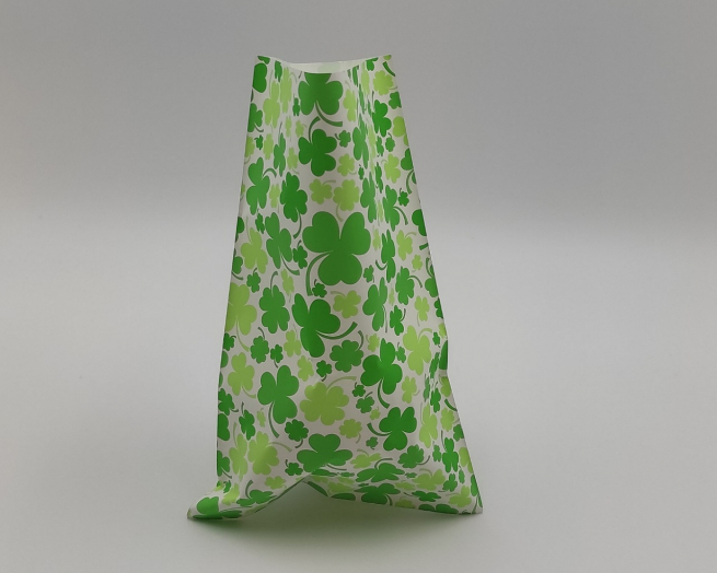 Sacchetto regalo perlato "Lucky Verde"