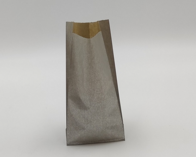 Sacchetto regalo in carta, argento, formato 7x13 cm, confezione da 100 pezzi