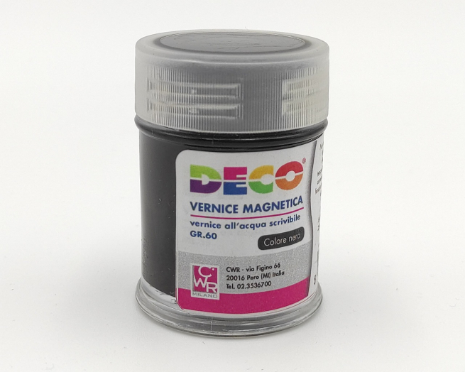 Barattolo di vernice magnetica da 60 gr nero