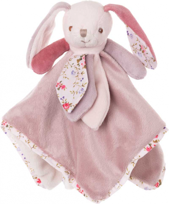 Coniglio cucciolo "Bibi baby rug" con copertina, larghezza 30x30 cm