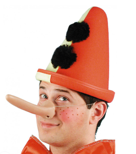 Naso "Pinocchio" lunghezza 17 cm