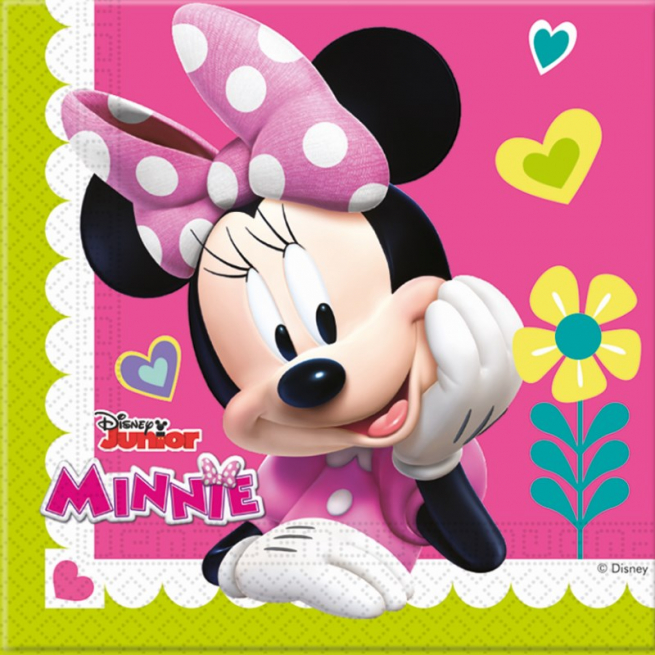 Tovagliolo fantasia "Minnie", confezione da 20 pezzi