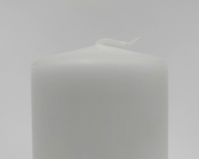 Candela moccolo bianco, varie altezze, confezione da 6 pezzi