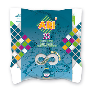 Piatto bianco in plastica, varie misure