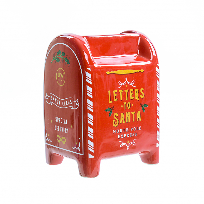 Cassetta delle lettere in ceramica, altezza 15 cm