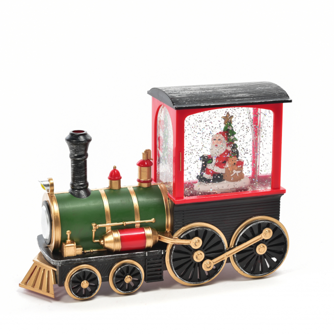 Treno con luce e movimento a batteria, lunghezza 25.5 cm