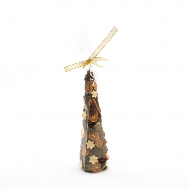 Candela cono "Spicy Winter" diametro 6.5 cm, varie altezze