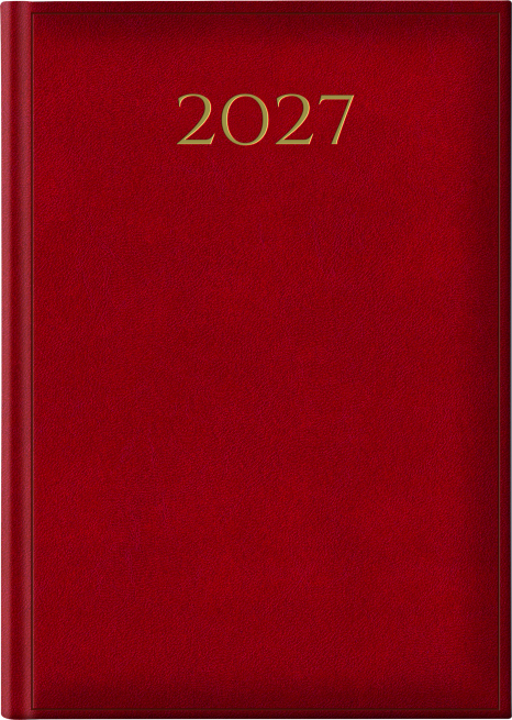 Agenda 2027 settimanale "Madrid" rosso, formato 17x24 cm